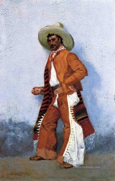 Ein Vaquero Frederic Remington Cowboy Ölgemälde